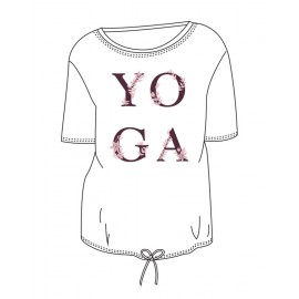 tee-shirt yoga TEMPS DANSE AGATHE YOGA