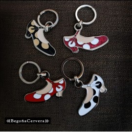 Porte-clés chaussure flamenco BEGOÑA CERVERA LLAVARES