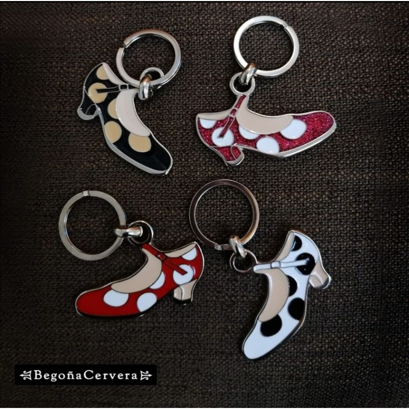 Porte-clés chaussure flamenco BEGOÑA CERVERA LLAVARES
