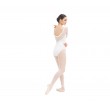 Justaucorps danse REPETTO manches 3/4 blanc D0678