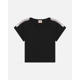t-shirt graphique S0601 noir