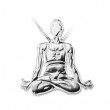 pendentif yoga MIKELART PADMASANA Le Lotus